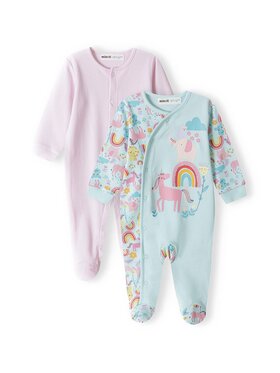 MINOTI MINOTI Komplet 2 par pajacy imagine 9 Turkusowy Regular Fit