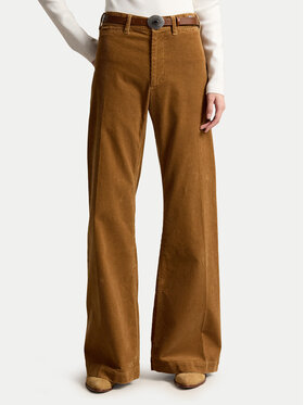 Polo Ralph Lauren Polo Ralph Lauren Bavlnené nohavice 211B17556002 Svetlo hnedá Flare Fit