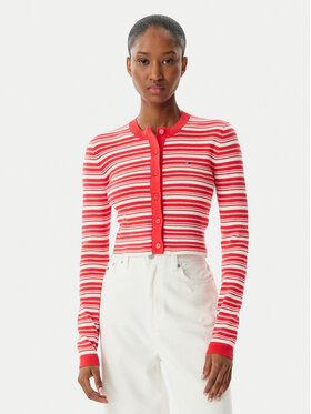 Tommy Jeans Tommy Jeans Ζακέτα DW0DW22314 Ανοιχτό κόκκινο Slim Fit