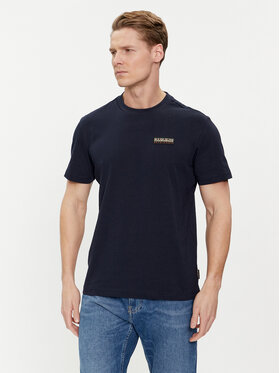 Napapijri Napapijri T-Shirt Iaato NP0A4HFZ Dunkelblau Regular Fit