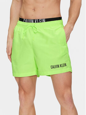 Calvin Klein Swimwear Calvin Klein Swimwear Szorty kąpielowe KM0KM00992 Zielony Regular Fit