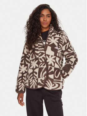 Quiksilver Quiksilver Polár kabát Chalok EQWPF03003 Barna Relaxed Fit