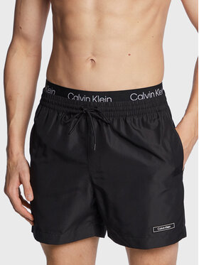 Calvin Klein Swimwear Calvin Klein Swimwear Szorty kąpielowe KM0KM00815 Czarny Regular Fit