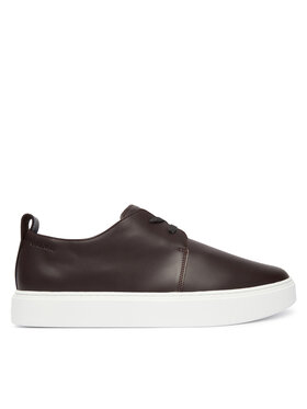 Calvin Klein Calvin Klein Sneakersy Hybrid Clean Cup Derby Lth HM0HM02011 Bordowy