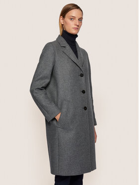 BOSS Boss Wollmantel C_Coluise 50436302 Grau Regular Fit
