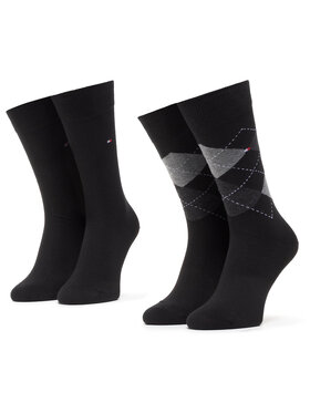 Tommy Hilfiger Tommy Hilfiger Șosete lungi 100001495 Negru