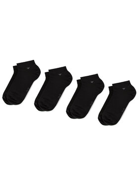 Tom Tailor Tom Tailor Set de 4 perechi de șosete medii unisex 9415 Negru