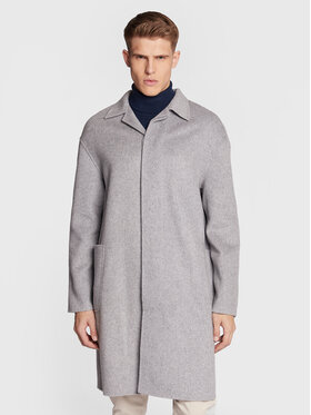 Calvin Klein Calvin Klein Вовняне пальто K10K109549 Сірий Regular Fit