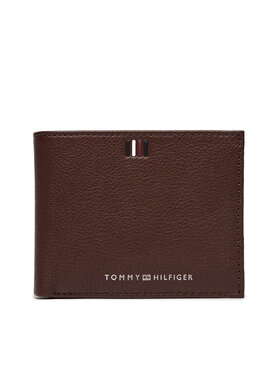 Tommy Hilfiger Tommy Hilfiger Duży Portfel Męski Th Central Mini Cc Wallet AM0AM11854 Brązowy