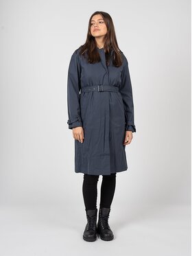 Geox Geox Płaszcz W2621S T2676 Granatowy Regular Fit