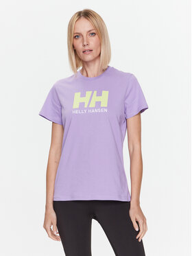 Helly Hansen Helly Hansen Тишърт Logo 34112 Виолетов Regular Fit