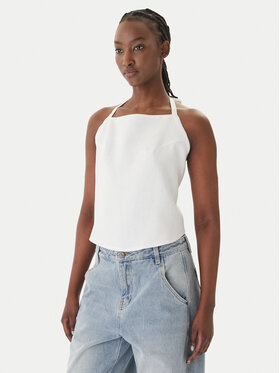 Eleh Eleh Top SS260067 Biela Regular Fit