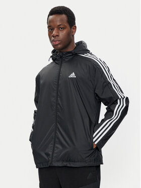 adidas adidas Αντιανεμικό Essentials 3-Stripes IB0381 Μαύρο Regular Fit