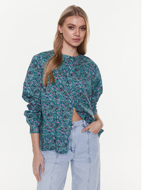 Ba&sh Ba&sh Bluza Xala 1E23XALA Zelena Regular Fit
