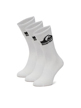 Quiksilver Quiksilver Skarpety długie AS_QUIKSILVER_101W_SS25 (3-PACK) Biały