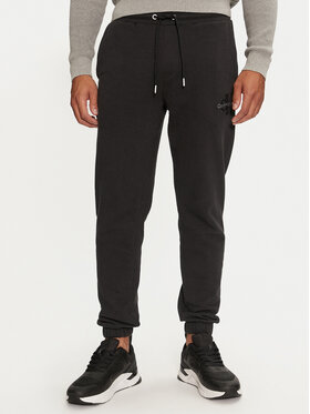 Calvin Klein Jeans Calvin Klein Jeans Spodnie dresowe Chenille J30J326685 Czarny Regular Fit