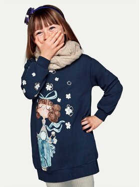 Mayoral Mayoral Трикотажна сукня 4933 Cиній Regular Fit