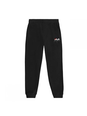 Fila Fila Teplákové nohavice Valsera regular logo sweatpants Čierna Regular Fit