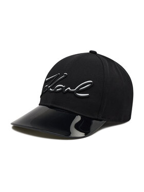 KARL LAGERFELD KARL LAGERFELD Шапка с козирка 215W3409 Черен