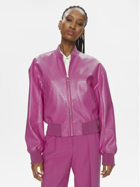 HUGO Hugo Jacke aus Kunstleder Amiboma-1 50508332 Rosa Regular Fit