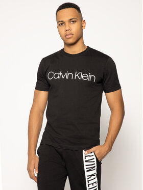Calvin Klein Calvin Klein T-krekls Logo K10K104063 Melns Regular Fit