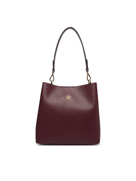 Tommy Hilfiger Tommy Hilfiger Borsetta Th Icon Shoulder Bag Mono AW0AW19000 Bordeaux