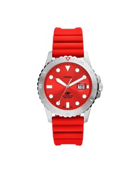 Fossil Fossil Montre Blue FS5997 Rouge