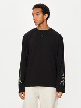 Karl Kani Karl Kani Longsleeve Small Signature Tribal 60240012 Μαύρο Regular Fit