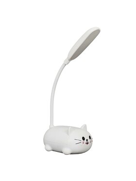 MIAhome MIAhome Lampka stołowa LED dla dzieci KITTY Biały