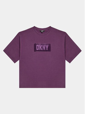 DKNY DKNY Tricou D35T02 D Violet Regular Fit