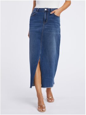 Orsay Orsay Spódnica 744067580000__42 Niebieski Regular Fit