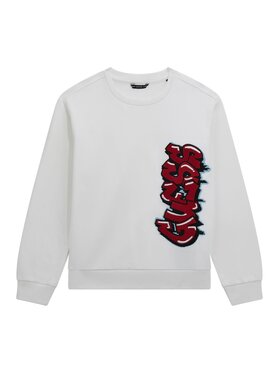Guess Kids Guess Kids Sweter 179700 Biały Classic Fit