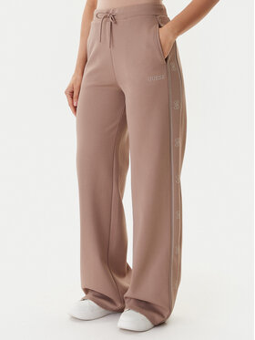 Guess Guess Donji dio trenerke V5BB12 KCX22 Bež Wide Leg