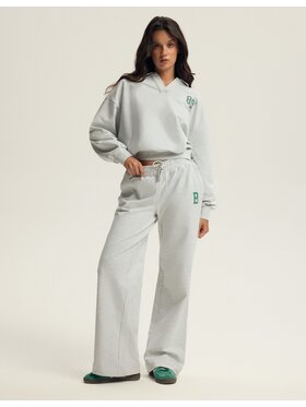 Esotiq Esotiq Spodnie dresowe 43811 Szary Regular Fit