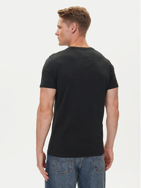Tommy Jeans Tommy Jeans Marškinėliai DM0DM04411 Juoda Slim Fit