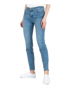 Wrangler Wrangler Jeansy W28KKRP21 Niebieski Skinny Fit