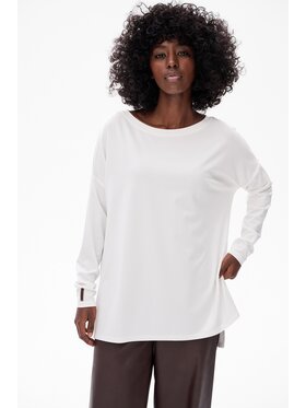 blue shadow blue shadow Bluzka Fina Écru Regular Fit