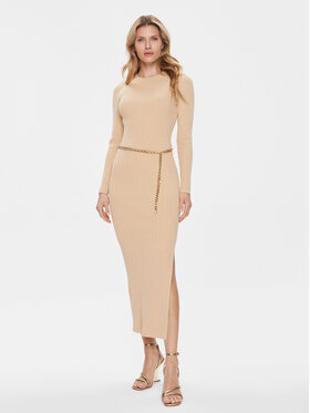 Michael Kors Michael Kors Džemper haljina MR4820O33D Bež Slim Fit