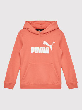 Puma Puma Bluza Logo 587031 Różowy Regular Fit