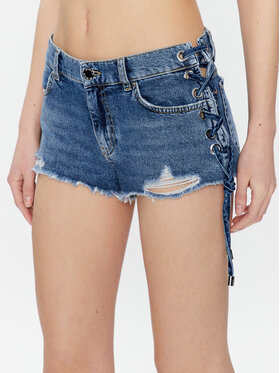 Pinko Pinko Szorty jeansowe Scudetto 100830 A0GF Niebieski Regular Fit
