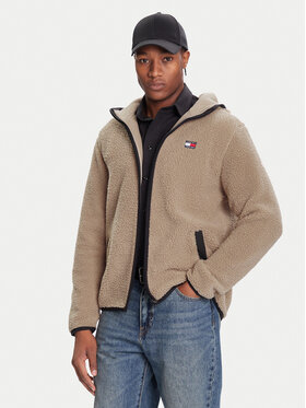 Tommy Jeans Tommy Jeans Polár kabát DM0DM19224 Bézs Regular Fit