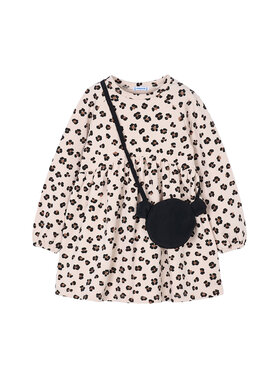 Mayoral Mayoral Každodenní šaty 4926 Béžová Regular Fit