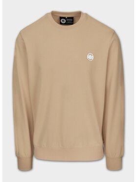 PITBULL PITBULL Bluza SMALL LOGO NUGGET Beżowy Regular Fit