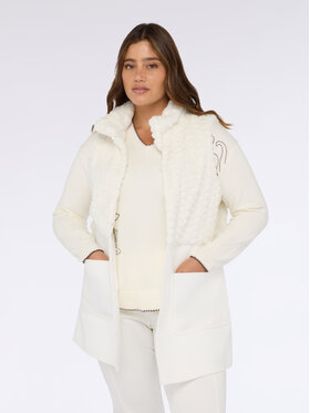 Fiorella Rubino Fiorella Rubino Cappotto L058L000070N011 Bianco Regular Fit