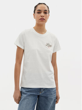 Lee Lee T-särk Small Logo 112350196 Ekrüüvärv Regular Fit