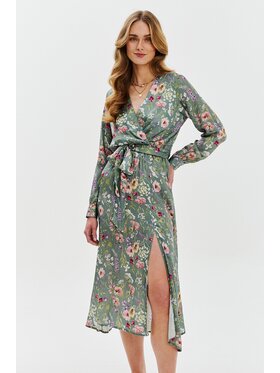 NAOKO NAOKO Každodenné šaty Botanic Bliss Zelená Regular Fit