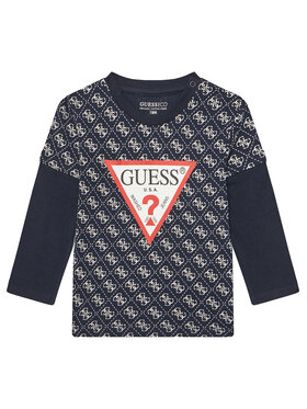 Guess Guess Блузка N5YI09 K8HM4 Cиній Regular Fit