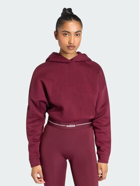 adidas adidas Bluza techniczna 158863 Bordowy Loose Fit