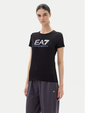 EA7 Emporio Armani EA7 Emporio Armani T-shirt 7W000183 AF10373 UC001 Crna Regular Fit