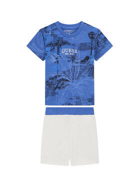 Guess Guess Komplekti kuuluvad t-särk ja šortsid I6GG10 K8HM4 Sinine Regular Fit